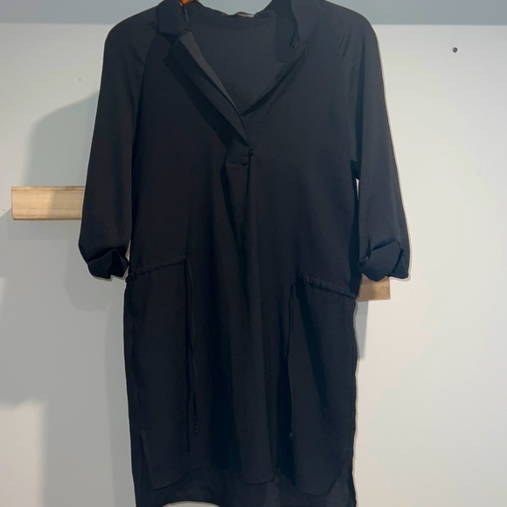 Zara black‎ t shirt dress